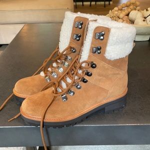 Marc Fisher Shearling Booties
